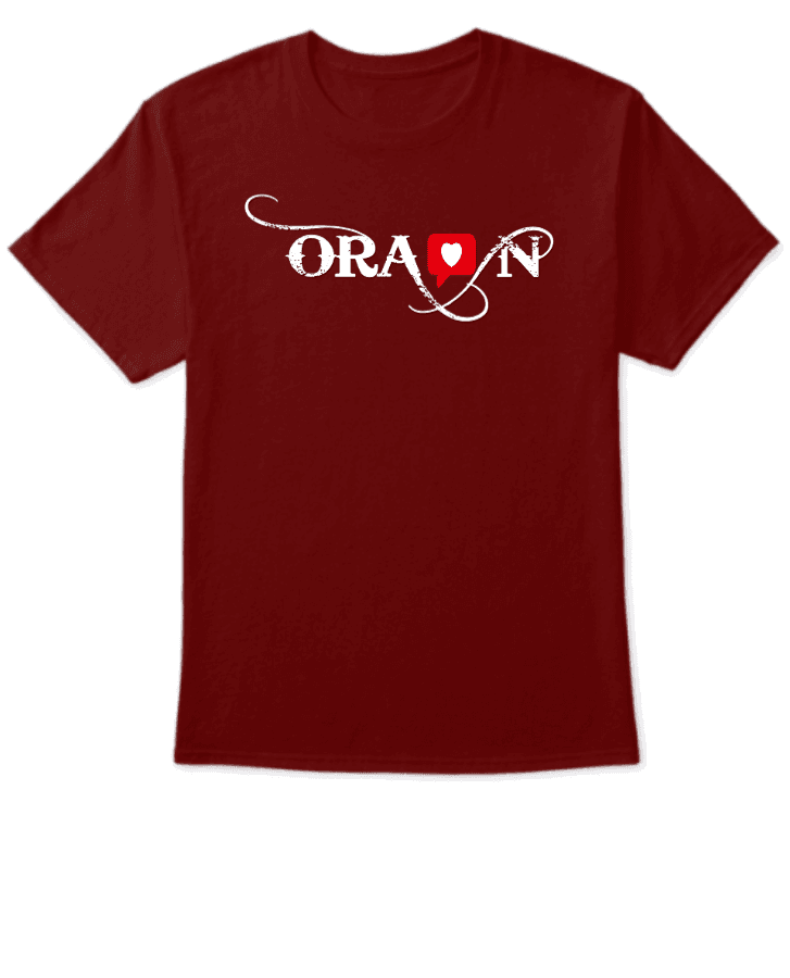 Oraon Heart Chat Half Sleeve T- Shirt - Image 1