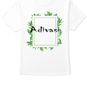 Adivasi Title Half Sleeve  T- Shirt