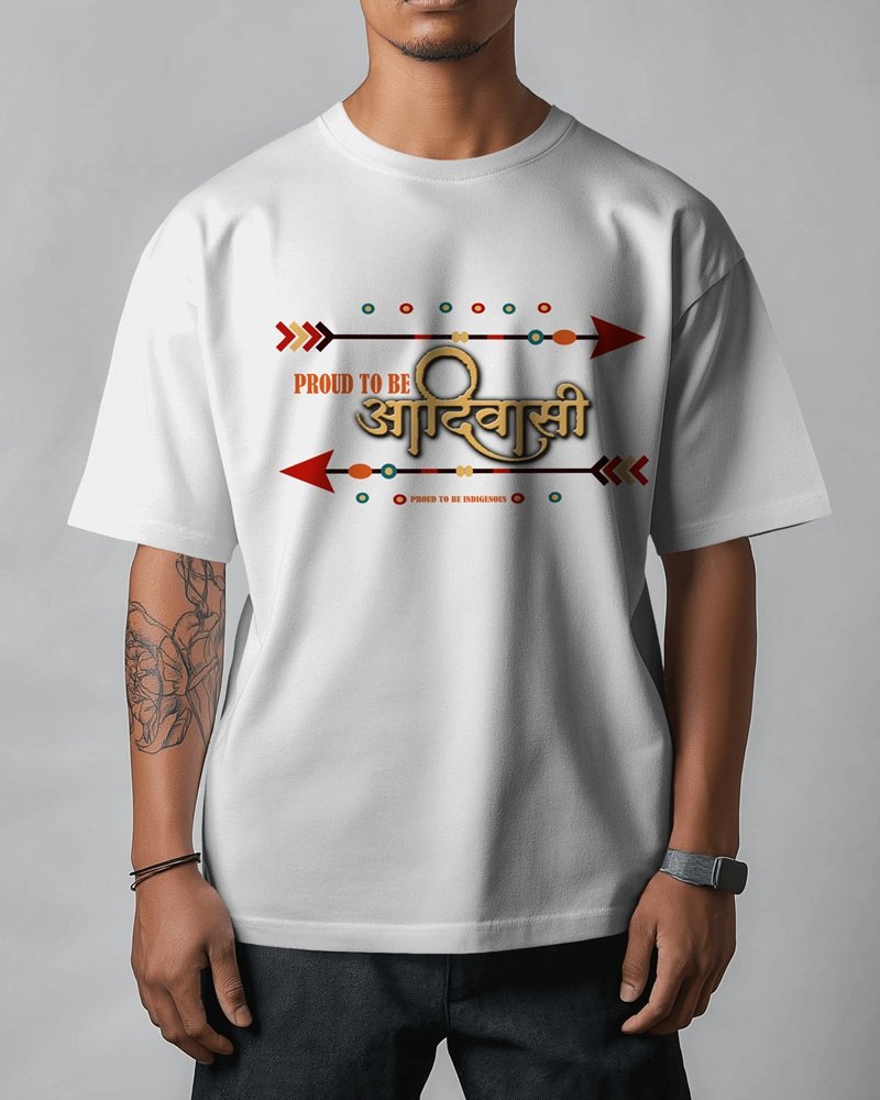 Adivasi Style 10 Half Sleeve T Shirt - Image 1