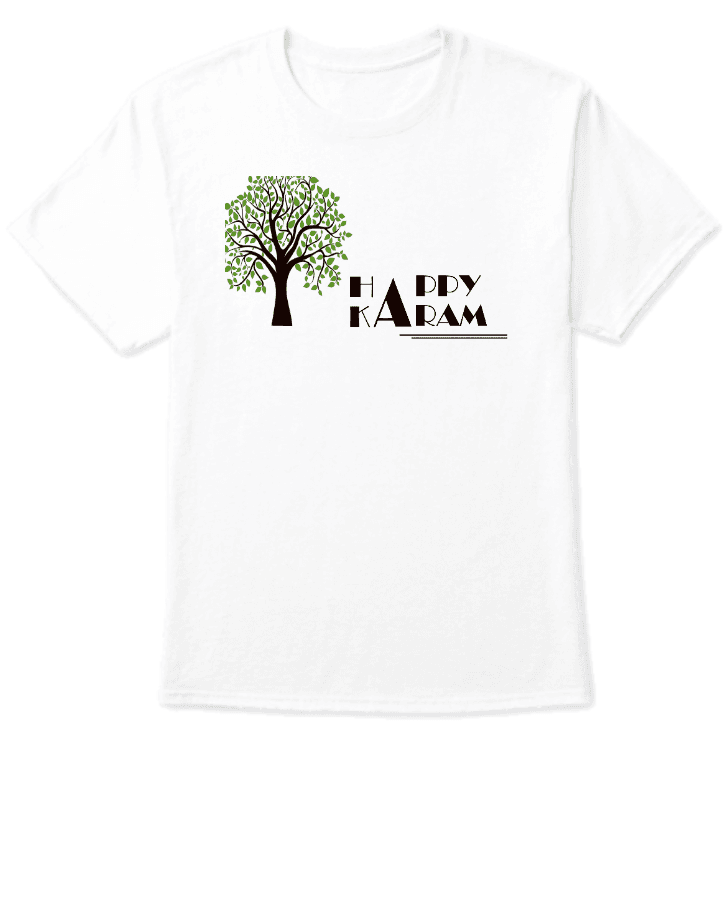 Happy Karam Half Sleeve T Shirt - Image 1