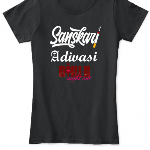 Sanskari Adivasi Girl Half Sleeve T Shirt