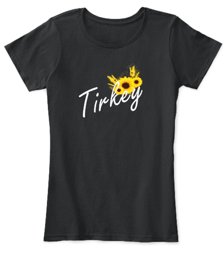 Tirkey Sunflower Stylish Women Half Sleeve T Shirt - Image 1