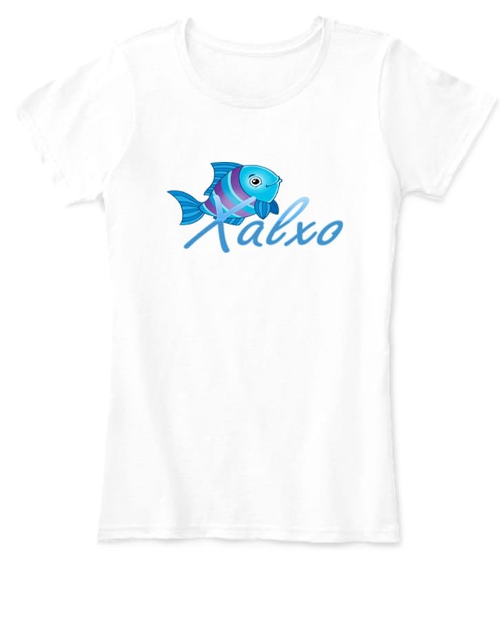 Xalxo Fish Design 2 Women Half Sleeve T Shirt - Image 1