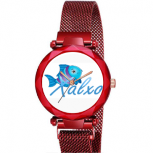 Xalxo Fish Women Stylish Red colour Watch