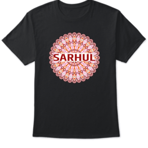 Sarhul Mandal Design Unisex Half Sleeve T – Shirt
