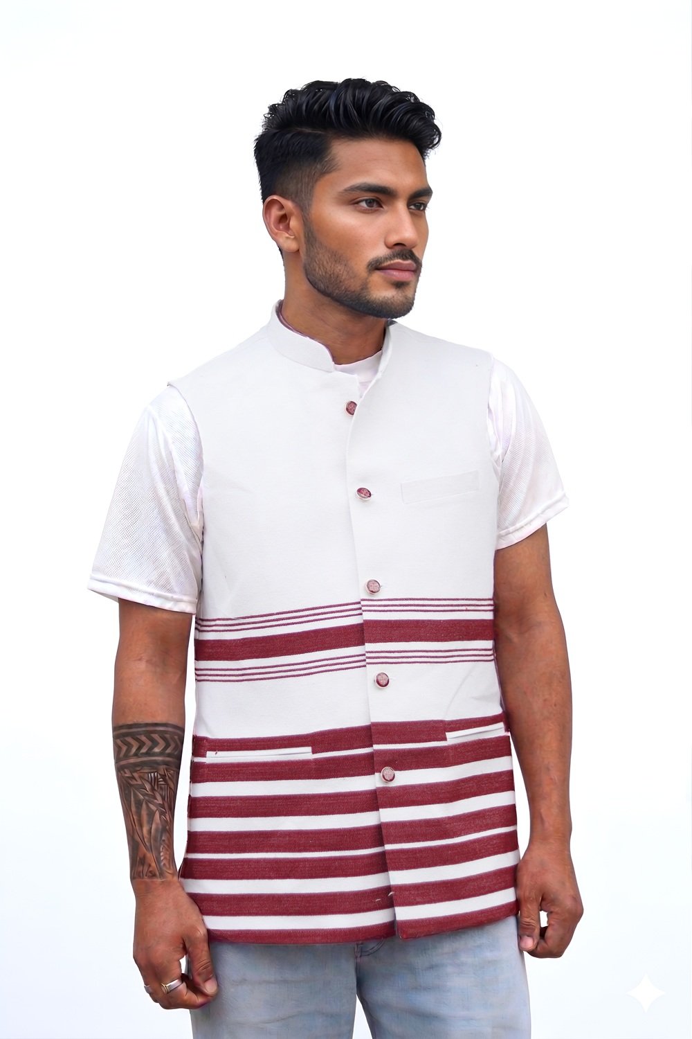Mahroon Unisex Preimum Half Jacket - Image 1