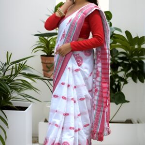 Latkan Design Cotton Saree