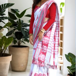 Latkan Design Cotton Saree