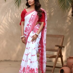 Nagda Design Cotton Saree