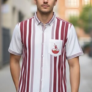 Unisex Premium Maroon Nagda Logo Shirt