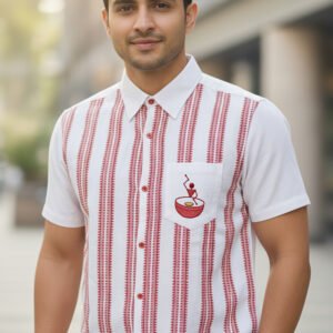 Unisex Premium Red Kukhna Nagda Logo Shirt