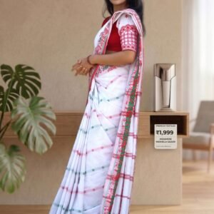 Traditional Ethnic Wear with Designer Border Saree