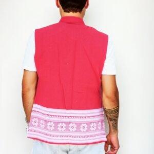 Red Munda Johar Premium Unisex  Half Jacket